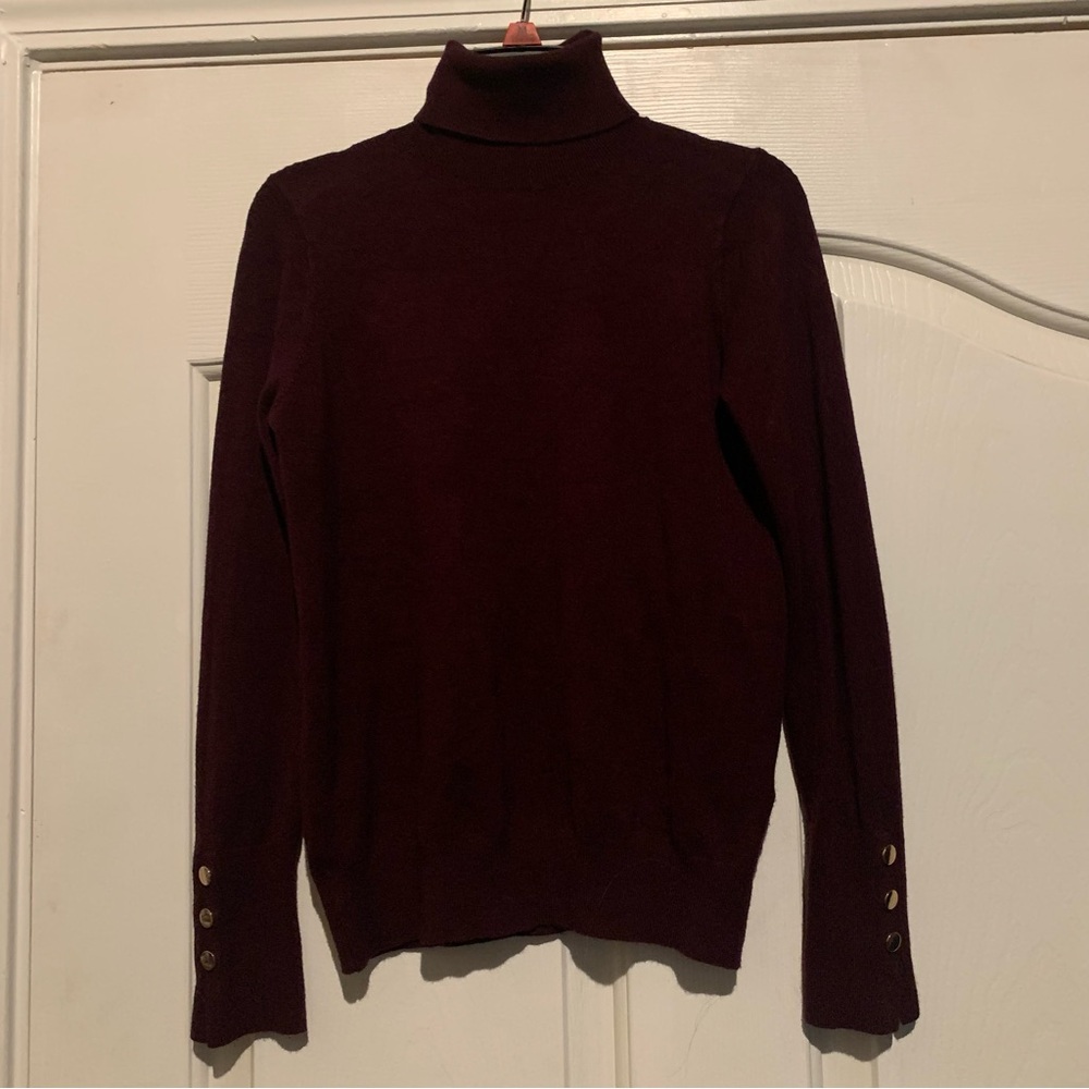 Women’s ZARA Knit Turtleneck Ribbed Blouse